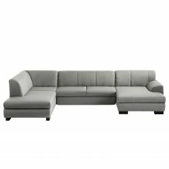 Loftscape Canapé panoramique Lefroy I - Tissage à plat - Gris - Méridienne courte à droite / longue à gauche (vue de face) - Sans fonction -loftscape Boutique 1000186908 210323 15292602591 DETAILS P000000001000186908