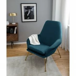 Jack & Alice Fauteuil Miena - Velours - Bleu marine 17 Jack & Alice Fauteuil Miena - Velours - Bleu marine -loftscape Boutique 1000186972 210831 12185000016 MOOD DETAILS P000000001000186972 mood