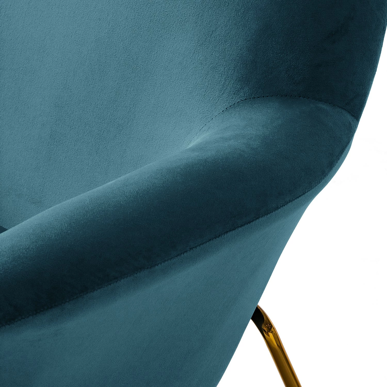 Jack & Alice Fauteuil Miena - Velours - Bleu marine 13 Jack & Alice Fauteuil Miena - Velours - Bleu marine – Image 11