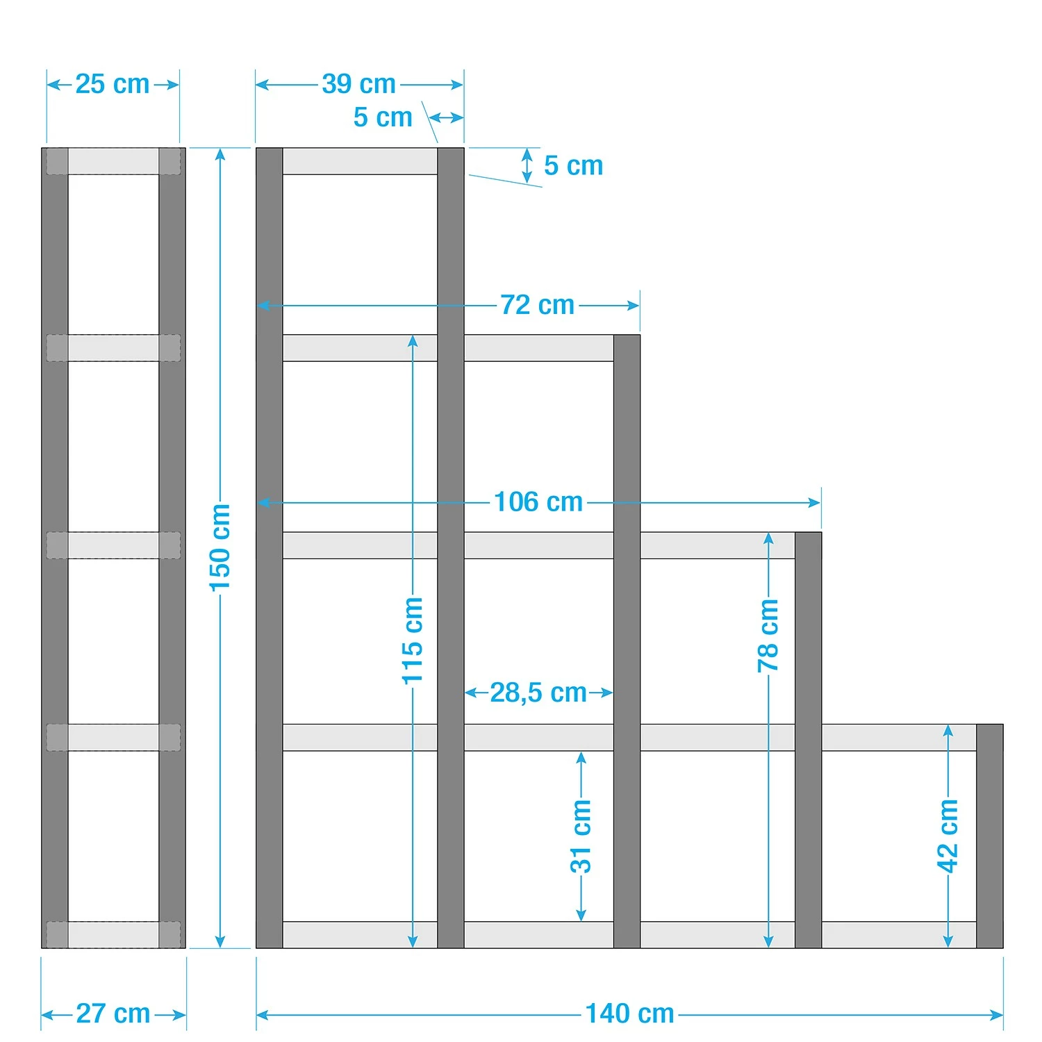 Ars manufacti Étagère Manchester - Acacia massif / Métal - Acacia / Anthracite 14 Ars manufacti Étagère Manchester - Acacia massif / Métal - Acacia / Anthracite – Image 12