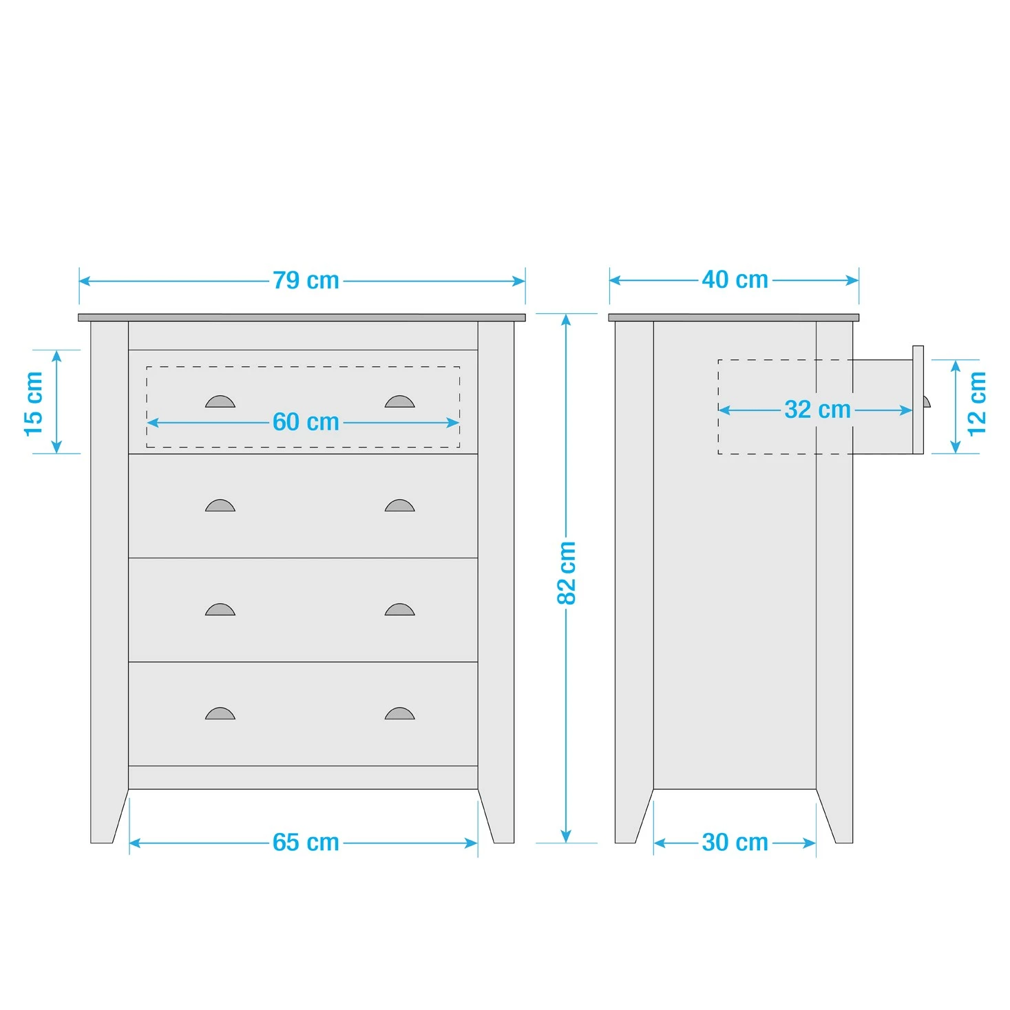Maison Belfort Commode Rivery II - Pin massif - Blanc 16 Maison Belfort Commode Rivery II - Pin massif - Blanc – Image 14
