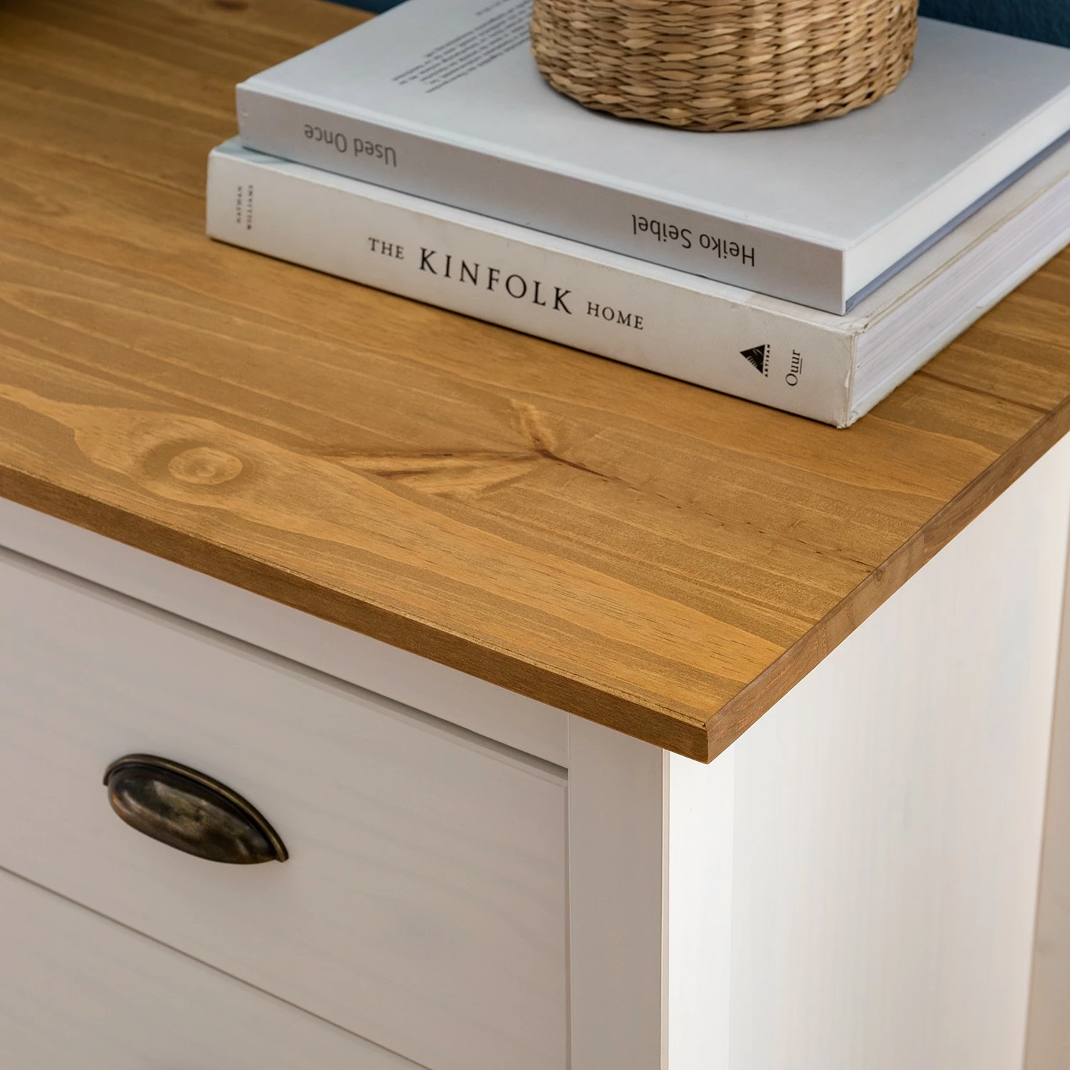 Maison Belfort Commode Rivery II - Pin massif - Blanc 12 Maison Belfort Commode Rivery II - Pin massif - Blanc – Image 10