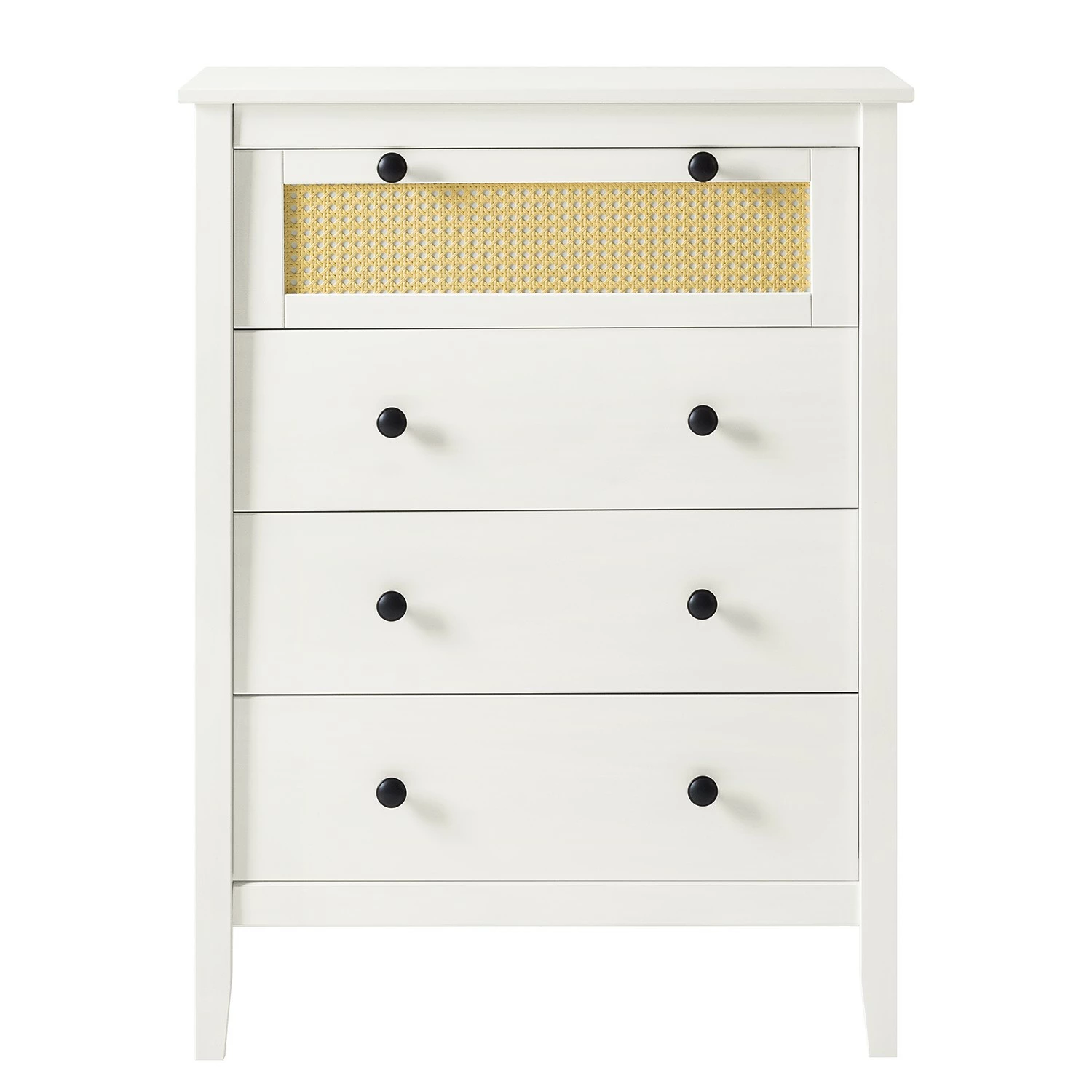 Maison Belfort Commode Belleria II - Pin massif - Blanc 6 Maison Belfort Commode Belleria II - Pin massif - Blanc – Image 4
