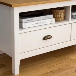 Maison Belfort Meuble TV Rivery - Pin massif - Blanc 20 Maison Belfort Meuble TV Rivery - Pin massif - Blanc -loftscape Boutique 1000187577 200312 14522700018 DETAILS P000000001000187577