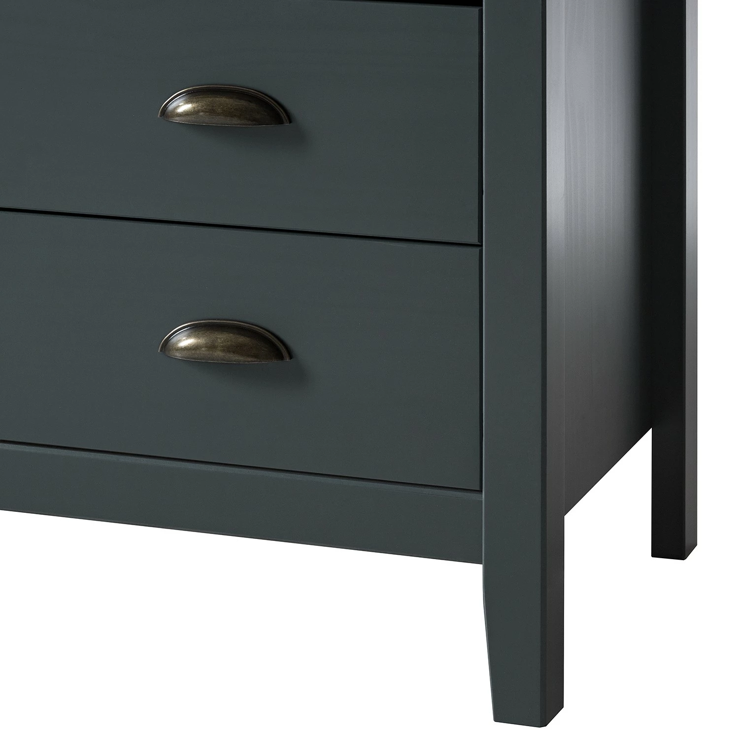 Maison Belfort Commode Rivery II - Pin massif - Anthracite 10 Maison Belfort Commode Rivery II - Pin massif - Anthracite – Image 8