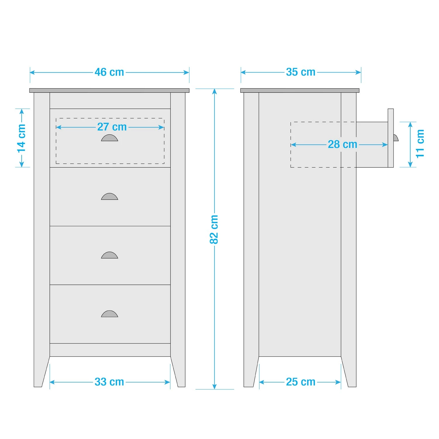 Maison Belfort Commode Rivery I - Pin massif - Blanc 14 Maison Belfort Commode Rivery I - Pin massif - Blanc – Image 12