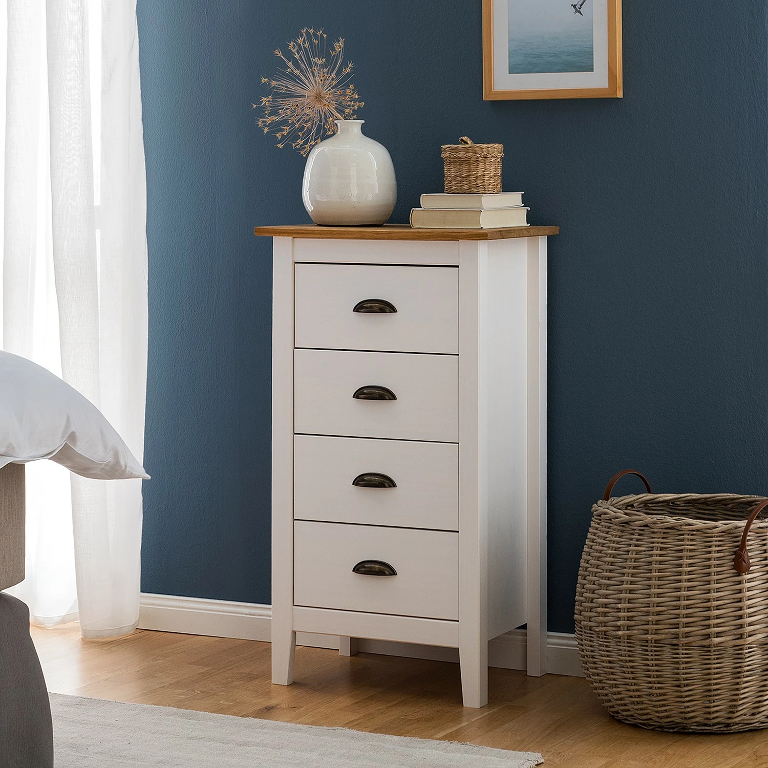 Maison Belfort Commode Rivery I - Pin massif - Blanc 15 Maison Belfort Commode Rivery I - Pin massif - Blanc – Image 13