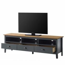 Maison Belfort Meuble TV Rivery - Pin massif - Anthracite 14 Maison Belfort Meuble TV Rivery - Pin massif - Anthracite -loftscape Boutique 1000187582 200205 11113300082 DETAILS P000000001000187582