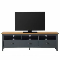 Maison Belfort Meuble TV Rivery - Pin massif - Anthracite 15 Maison Belfort Meuble TV Rivery - Pin massif - Anthracite -loftscape Boutique 1000187582 200205 11113300083 DETAILS P000000001000187582
