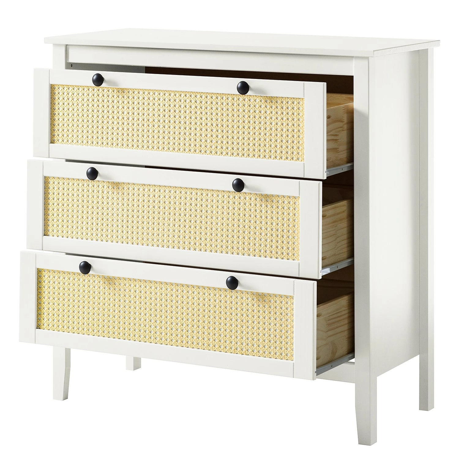 Maison Belfort Commode Belleria I - Pin massif - Blanc 5 Maison Belfort Commode Belleria I - Pin massif - Blanc – Image 3