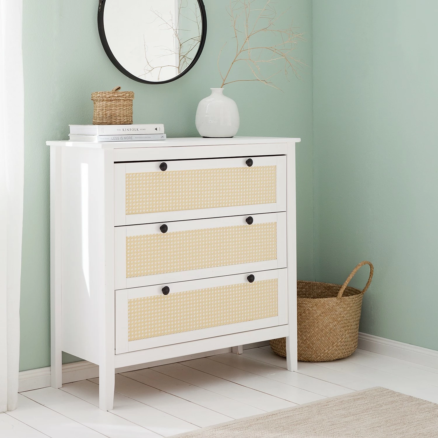 Maison Belfort Commode Belleria I - Pin massif - Blanc 4 Maison Belfort Commode Belleria I - Pin massif - Blanc – Image 2