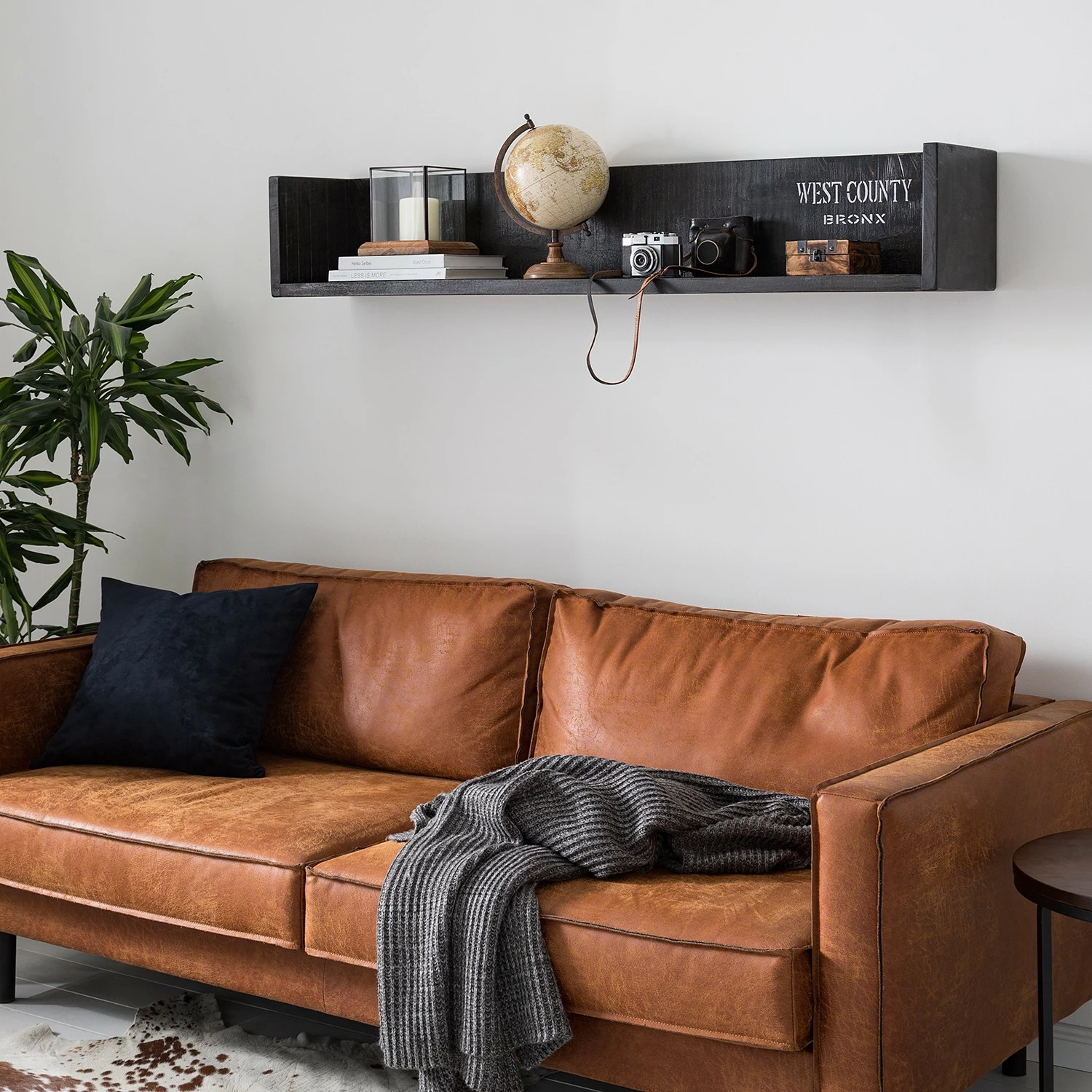 Ars manufacti Étagère murale Keyport - Manguier massif - Manguier noir 4 Ars manufacti Étagère murale Keyport - Manguier massif - Manguier noir – Image 2