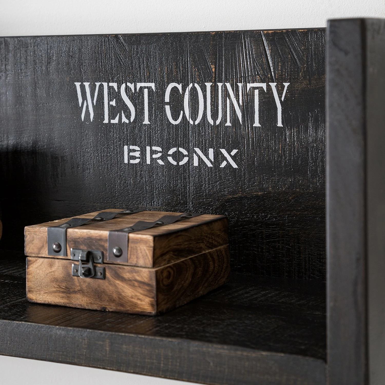 Ars manufacti Étagère murale Keyport - Manguier massif - Manguier noir 8 Ars manufacti Étagère murale Keyport - Manguier massif - Manguier noir – Image 6