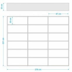 Loftscape Bibliothèque Empire - Blanc crème - Hauteur : 221 cm - Largeur : 276 cm 13 Loftscape Bibliothèque Empire - Blanc crème - Hauteur : 221 cm - Largeur : 276 cm -loftscape Boutique 1000188192 190925 11273400013 SKETCH DETAILS P000000001000188192 sketch