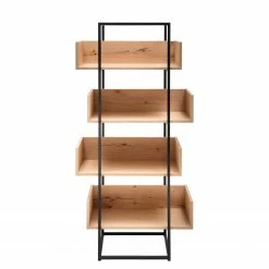 GWINNER Étagère Style I - Placage en bois véritable / Métal - Chêne / Anthracite 16 GWINNER Étagère Style I - Placage en bois véritable / Métal - Chêne / Anthracite -loftscape Boutique 1000188718 190926 06084000013 DETAILS P000000001000188718