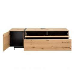 GWINNER Meuble TV Style II - Placage en bois véritable / Métal - Chêne / Anthracite -loftscape Boutique 1000188728 190926 06085800042 DETAILS P000000001000188728