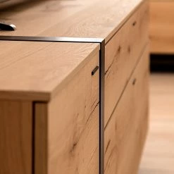 GWINNER Meuble TV Style II - Placage en bois véritable / Métal - Chêne / Anthracite -loftscape Boutique 1000188728 190926 06090100046 DETAILS P000000001000188728