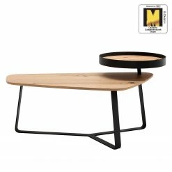 GWINNER Table basse Style II - Placage en bois véritable / Métal - Chêne / Anthracite -loftscape Boutique 1000188731 191119 12335600021 ICON DETAILS P000000001000188731 icon seal