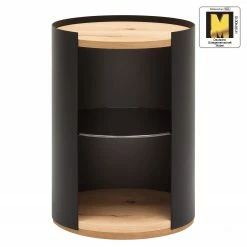 GWINNER Bout de canapé Style - Placage en bois véritable / Métal - Chêne / Anthracite -loftscape Boutique 1000188732 191119 12335600022 ICON DETAILS P000000001000188732 icon seal