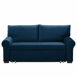 Jack & Alice Canapé convertible Latina XX - Velours - Bleu marine - Largeur : 185 cm -loftscape Boutique 1000188965 191203 11543600377 DETAILS P000000001000188965