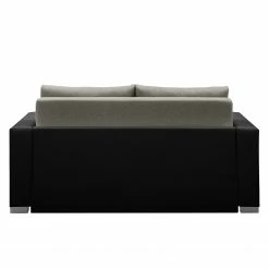 Fredriks Canapé convertible Latina XXI - Imitation cuir / Tissé à plat - Noir / Gris - Largeur : 150 cm -loftscape Boutique 1000188971 191203 11543800453 DETAILS P000000001000188971