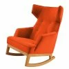 Tom Tailor Rocking Chair Cozy - Velours - Tissu TSV: 17 Orange foncé