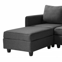 Fredriks Canapé panoramique Lavara - Tissu - Gris foncé 14 Fredriks Canapé panoramique Lavara - Tissu - Gris foncé -loftscape Boutique 1000189253 191017 09474300013 DETAILS P000000001000189253