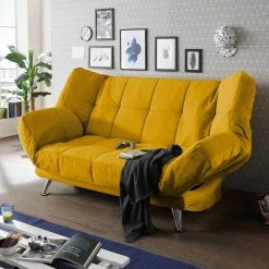 Fredriks Canapé convertible Bolans - Microfibre - Microfibre Ranu: Jaune moutarde 12 Fredriks Canapé convertible Bolans - Microfibre - Microfibre Ranu: Jaune moutarde -loftscape Boutique 1000189294 191031 16374300240 MOOD DETAILS P000000001000189294 mood