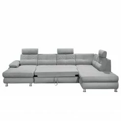 Fredriks Canapé panoramique Ordino - Tissu - Gris clair - Méridienne courte à gauche / longue à droite (vue de face) -loftscape Boutique 1000189388 191031 16401201049 DETAILS P000000001000189388