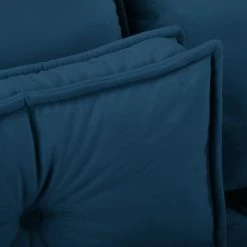 Jack & Alice Canapé panoramique Machado - Bleu marine - Méridienne courte à droite / longue à gauche (vue de face) -loftscape Boutique 1000189499 191011 18360700551 DETAILS P000000001000189499