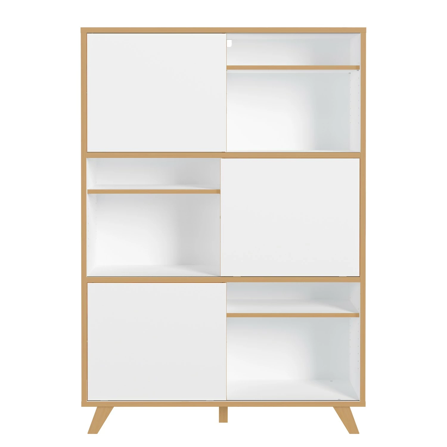 Germania Armoire de bureau Svene - Blanc / Imitation chêne de Sonoma 5 Germania Armoire de bureau Svene - Blanc / Imitation chêne de Sonoma – Image 3