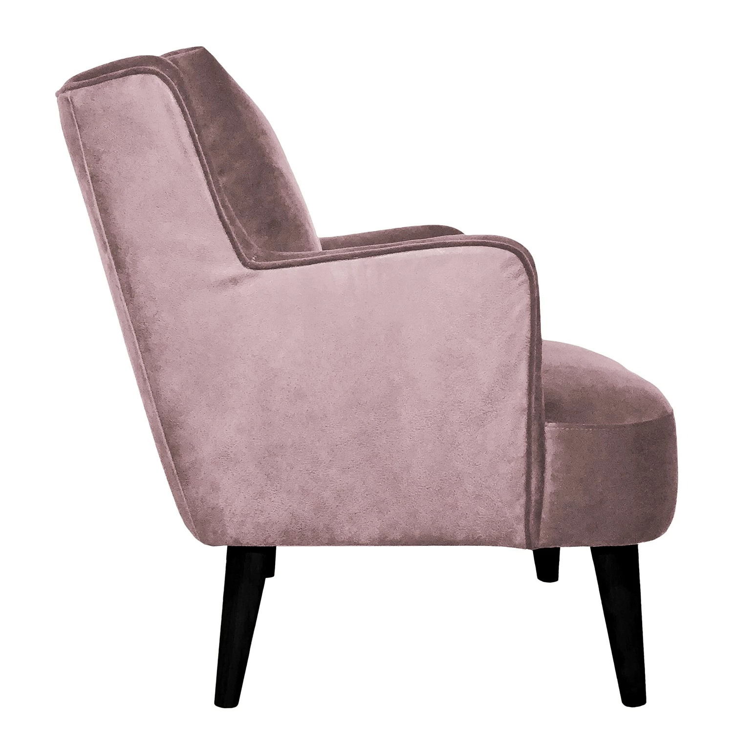 Jack & Alice Fauteuil Bariri I - Velours - Mauve 6 Jack & Alice Fauteuil Bariri I - Velours - Mauve – Image 4