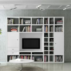 Loftscape Ensemble de meubles TV Emporior II - Blanc crème