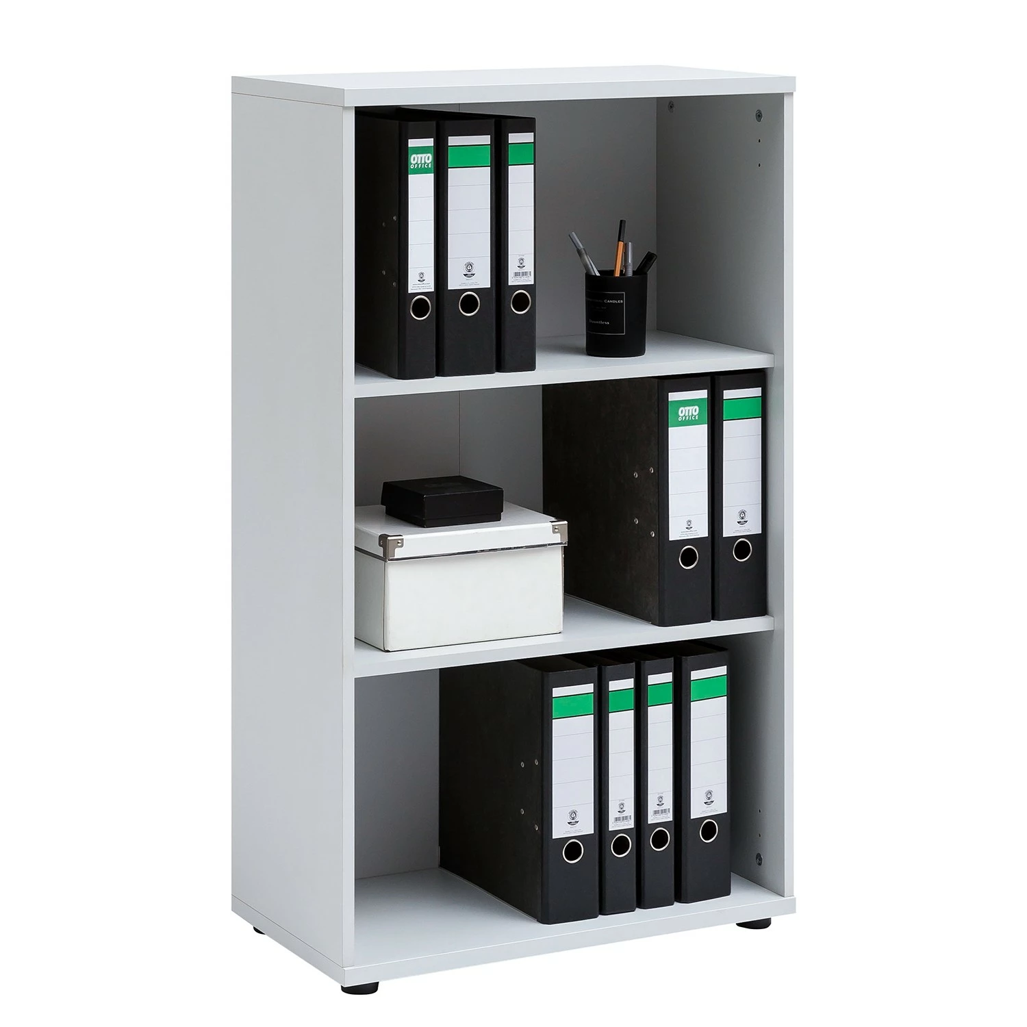 Furnitive Étagère Buzy II - Gris lumineux - Largeur : 65 cm 6 Furnitive Étagère Buzy II - Gris lumineux - Largeur : 65 cm – Image 4