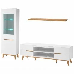 Mørteens Ensemble meubles TV Tenabo II (4 élém.) - Blanc mat / Chêne à nœuds -loftscape Boutique 1000191376 200121 14363200013 DETAILS P000000001000191376