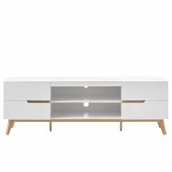 Mørteens Ensemble meubles TV Tenabo II (4 élém.) - Blanc mat / Chêne à nœuds -loftscape Boutique 1000191376 200121 14363200017 DETAILS P000000001000191376