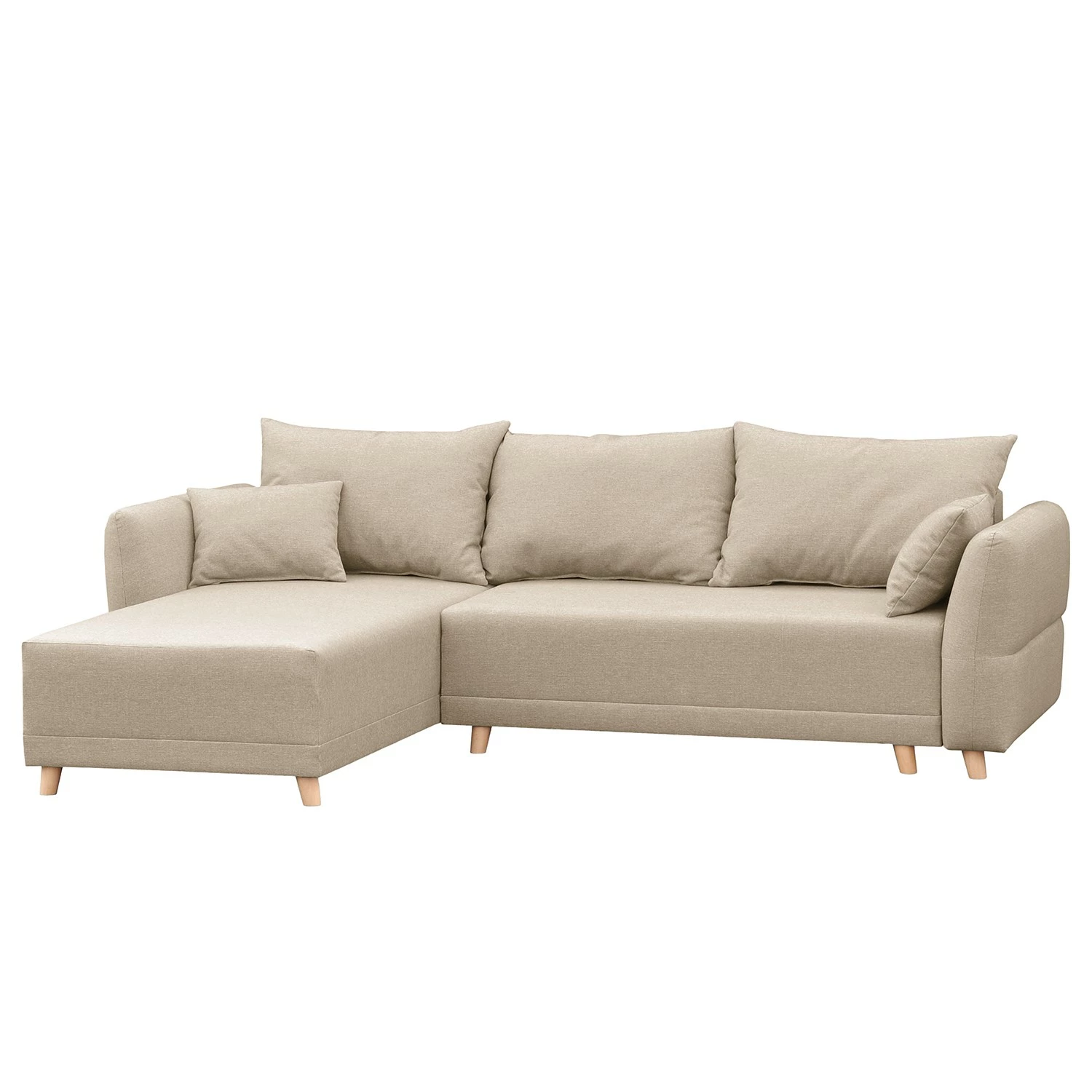 Norrwood Canapé d’angle Jardins - Tissu structuré - Beige - Méridienne courte à gauche (vue de face) 3 Norrwood Canapé d’angle Jardins - Tissu structuré - Beige - Méridienne courte à gauche (vue de face)