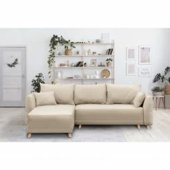 Norrwood Canapé d’angle Jardins - Tissu structuré - Beige - Méridienne courte à gauche (vue de face) 14 Norrwood Canapé d’angle Jardins - Tissu structuré - Beige - Méridienne courte à gauche (vue de face) -loftscape Boutique 1000191652 210728 08580200024 MOOD DETAILS P000000001000191652 mood