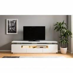 Loftscape Meuble TV Lisby - Avec éclairage - Blanc brillant -loftscape Boutique 1000191815 200930 14354600006 DETAILS P000000001000191815