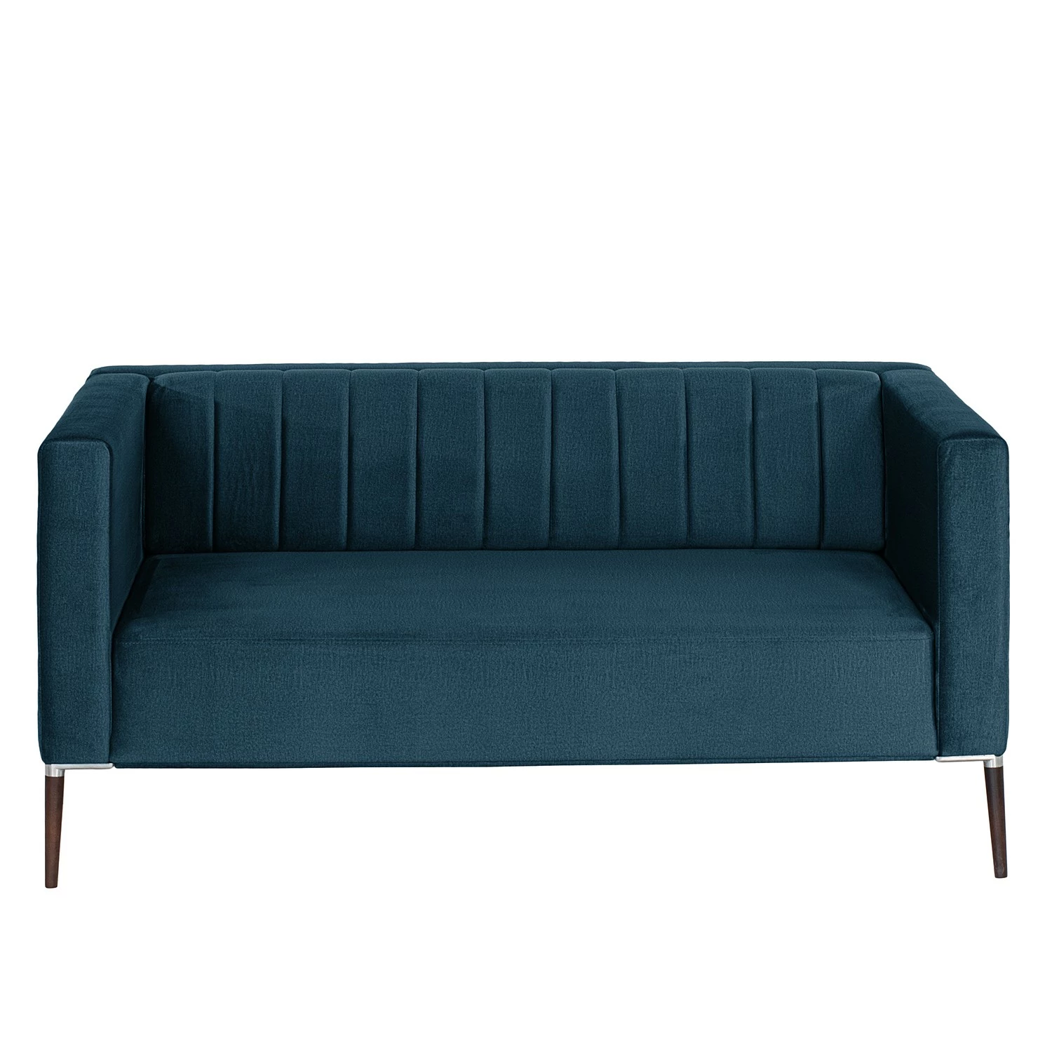 Norrwood Canapé Luparo I (2-places) - Velours Onoli: Bleu marine 4 Norrwood Canapé Luparo I (2-places) - Velours Onoli: Bleu marine – Image 2