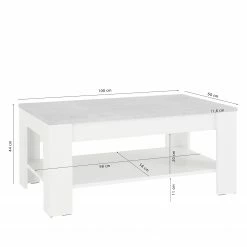 Loftscape Table basse Bouchard - Blanc -loftscape Boutique 1000192756 191115 16133900058 DETAILS P000000001000192756