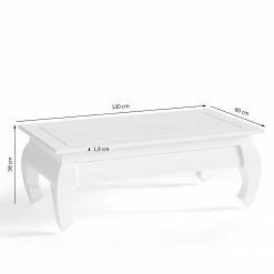 Loftscape Table basse Coyle - Blanc brillant - Largeur : 130 cm -loftscape Boutique 1000192784 191115 16135900211 DETAILS P000000001000192784