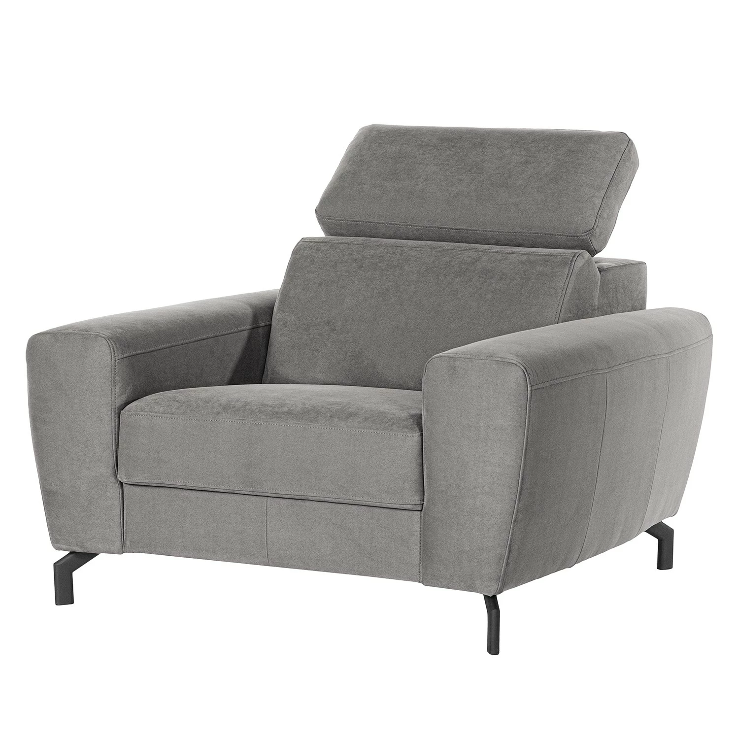 Loftscape Fauteuil Opia - Microfibre - Gris 4 Loftscape Fauteuil Opia - Microfibre - Gris – Image 2