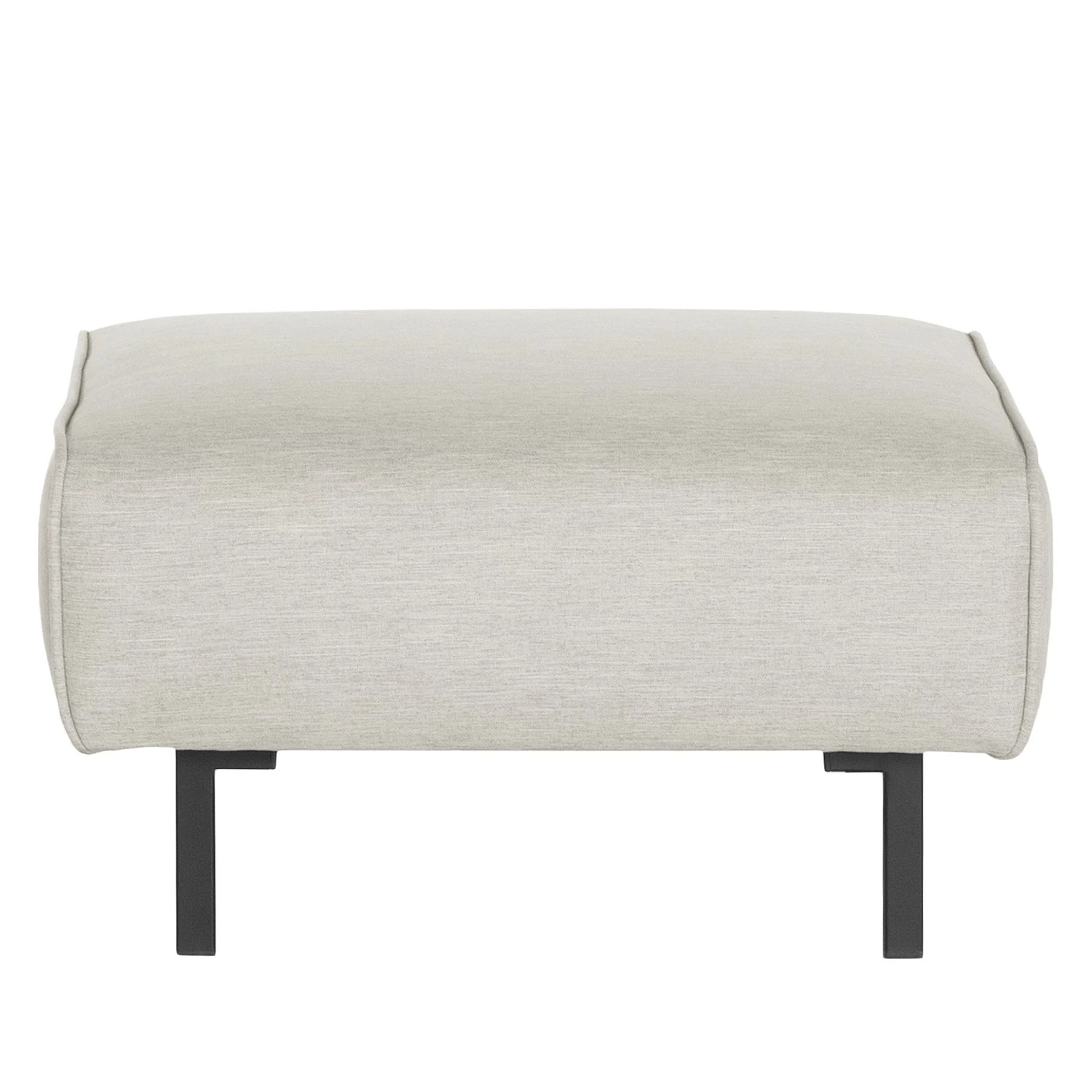 Norrwood Pouf repose-pieds Tapio II - Tissu - Gris clair - Largeur : 75 cm 4 Norrwood Pouf repose-pieds Tapio II - Tissu - Gris clair - Largeur : 75 cm – Image 2