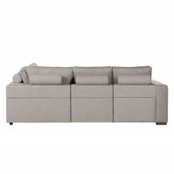 Loftscape Canapé d’angle Woodway II - Tissu - Gris - Méridienne longue à droite (vue de face) - Aucun accessoire fourni -loftscape Boutique 1000192988 191204 13434301746 DETAILS P000000001000192988