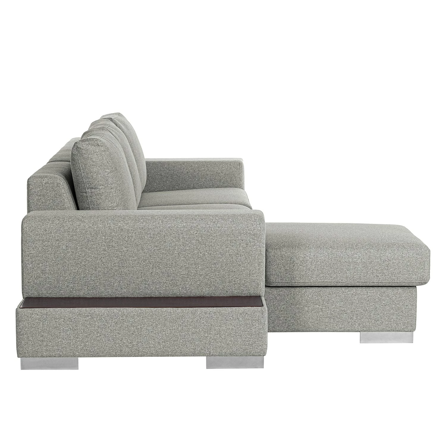 Loftscape Canapé d’angle Vassy - Tissu - Gris clair - Méridienne courte à gauche (vue de face) - Plateau 9 Loftscape Canapé d’angle Vassy - Tissu - Gris clair - Méridienne courte à gauche (vue de face) - Plateau – Image 7