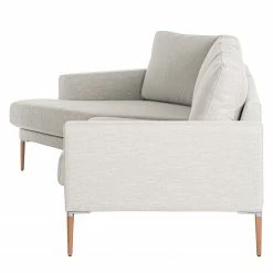 Norrwood Canapé d’angle Sauvo I - Velours - Tissu Meara: Gris clair - Méridienne courte à gauche (vue de face) -loftscape Boutique 1000193060 191204 13443102718 DETAILS P000000001000193060