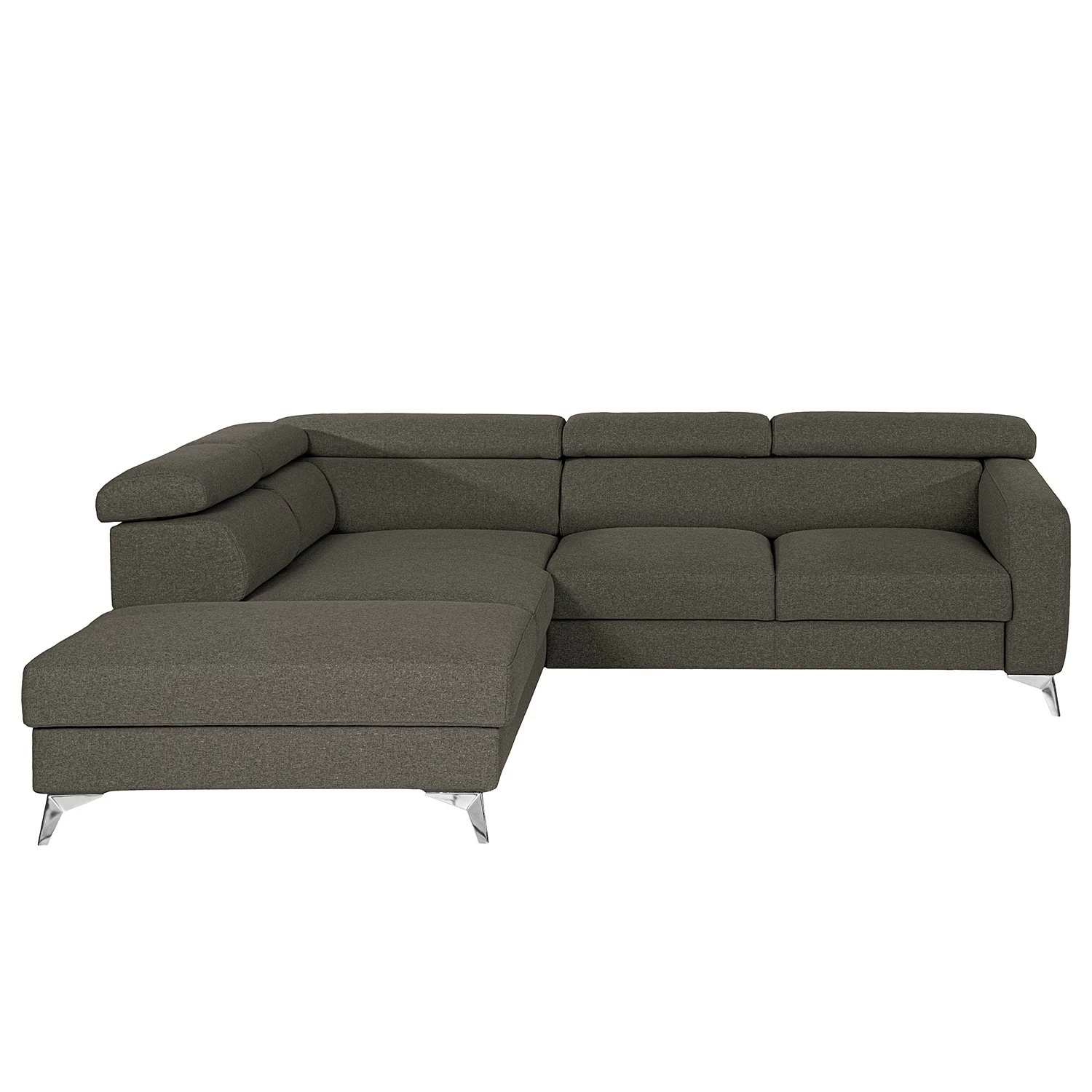 Loftscape Canapé d’angle Nonza II - Tissu - Gris foncé - Méridienne longue à gauche (vue de face) 7 Loftscape Canapé d’angle Nonza II - Tissu - Gris foncé - Méridienne longue à gauche (vue de face) – Image 5