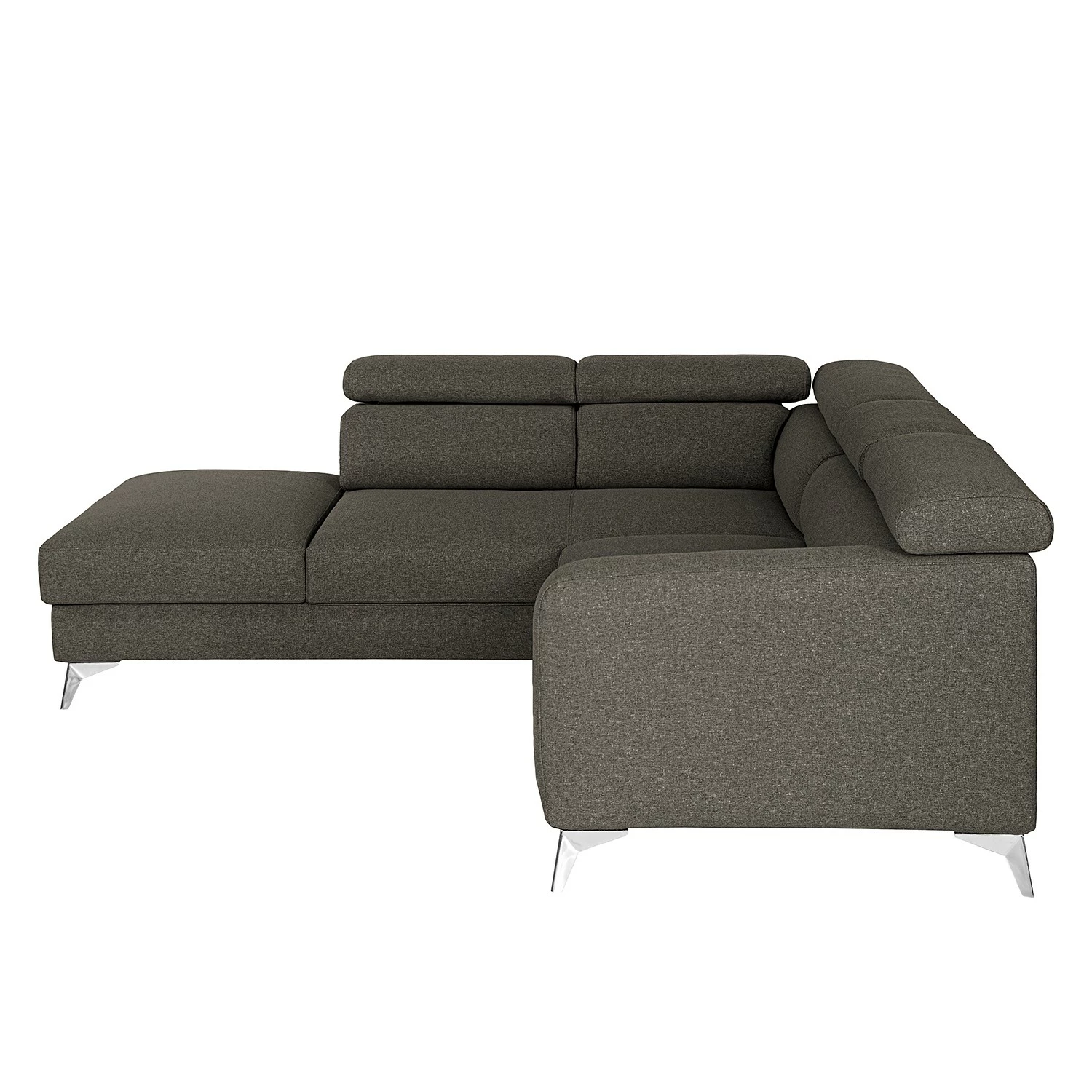 Loftscape Canapé d’angle Nonza II - Tissu - Gris foncé - Méridienne longue à gauche (vue de face) 8 Loftscape Canapé d’angle Nonza II - Tissu - Gris foncé - Méridienne longue à gauche (vue de face) – Image 6