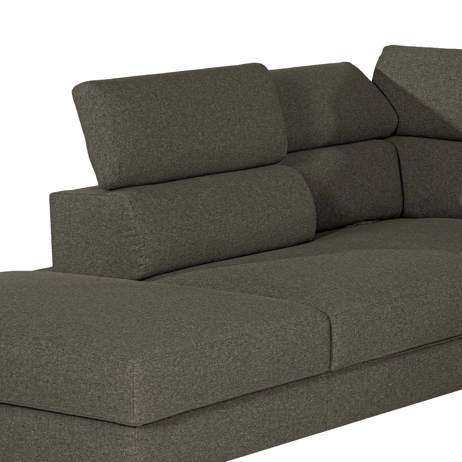 Loftscape Canapé d’angle Nonza II - Tissu - Gris foncé - Méridienne longue à gauche (vue de face) 13 Loftscape Canapé d’angle Nonza II - Tissu - Gris foncé - Méridienne longue à gauche (vue de face) – Image 11